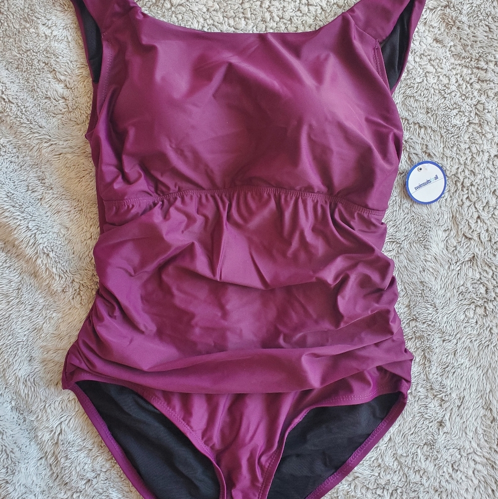 Purple swim suit | PLUS SIZE | *NEVER WORN*